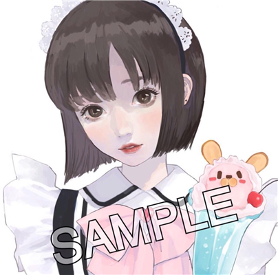 微信粉嫩流行二次元女生头像