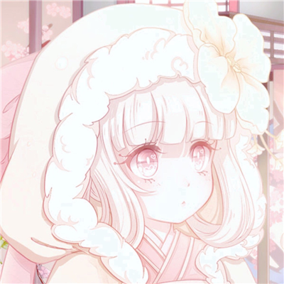 微信简洁流行二次元女生头像