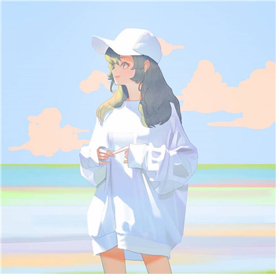 微信简洁流行二次元女生头像