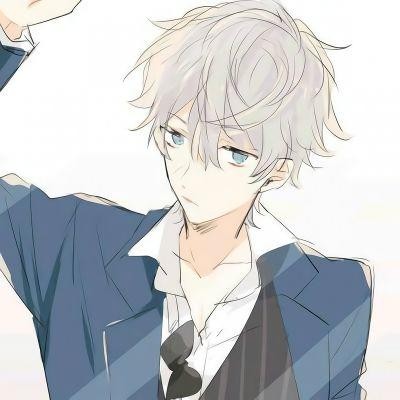 微信纯洁冷酷二次元男生头像