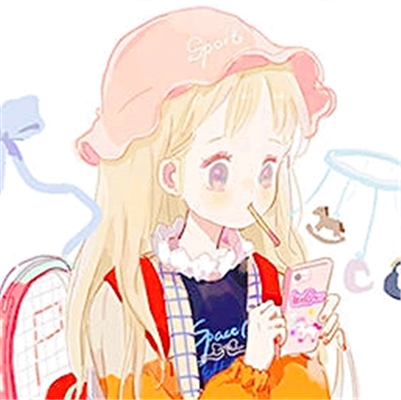 微信简洁流行二次元女生头像