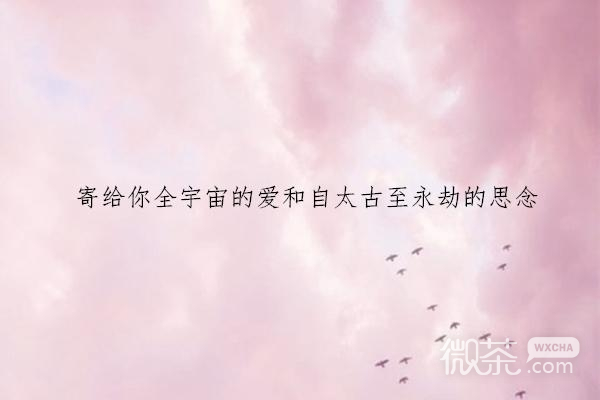 微信唯美风景文字朋友圈配图