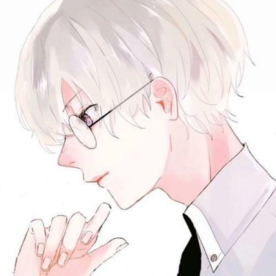 微信纯洁冷酷二次元男生头像