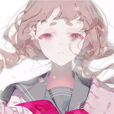 微信流行二次元女生头像