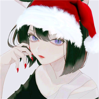 微信洒脱二次元短发女生头像