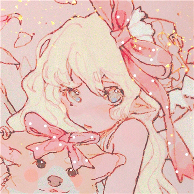 微信简洁流行二次元女生头像