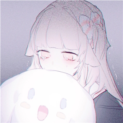 微信简洁流行二次元女生头像