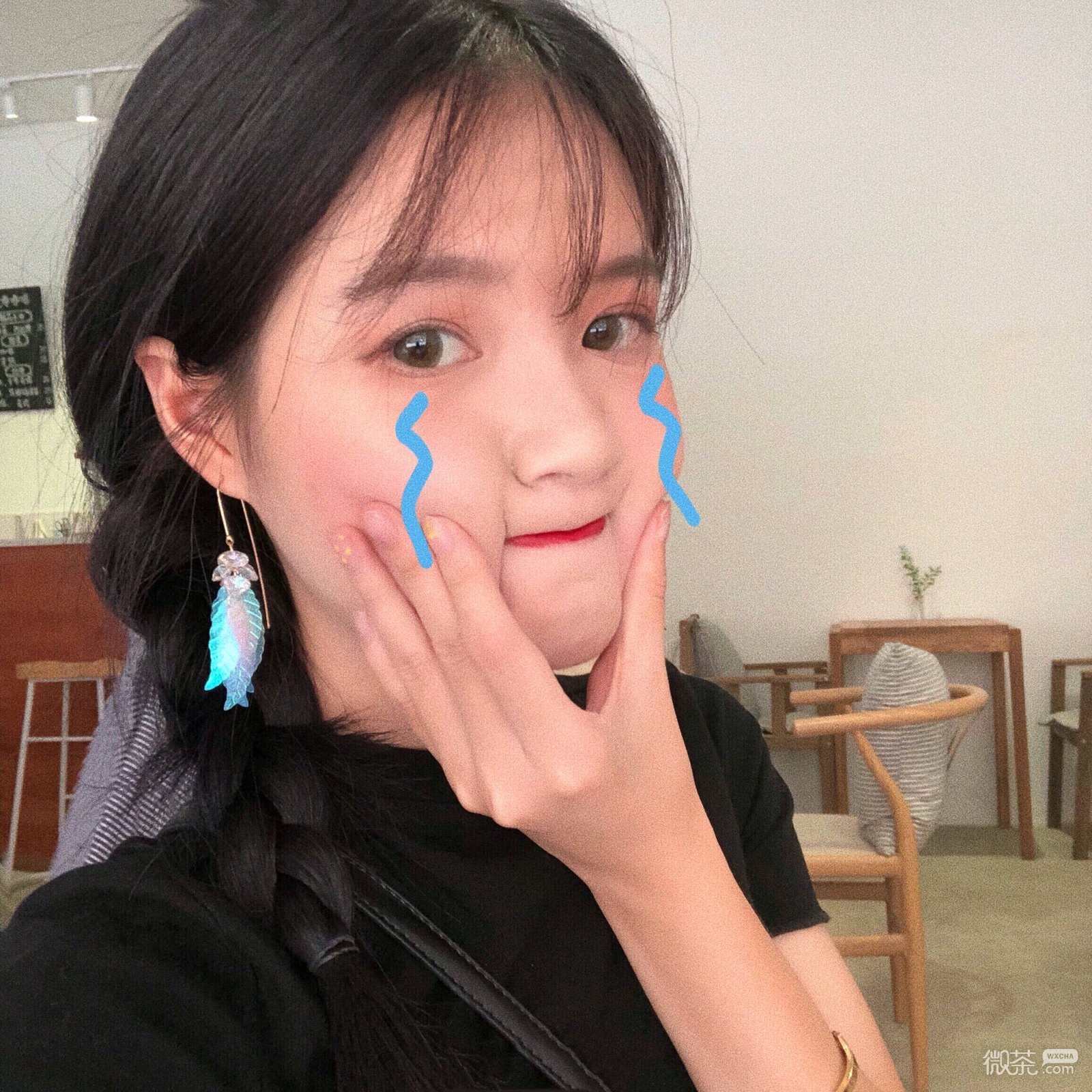 微信高颜值网红女生头像