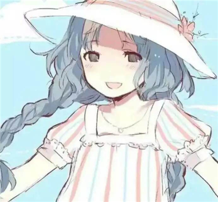 微信清新阳光系二次元女生头像
