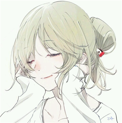 微信好看深沉二次元女生头像