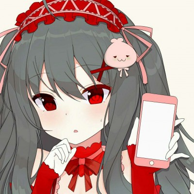 微信时尚漂亮高颜值二次元女生头像