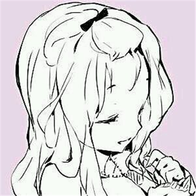 微信好看深沉二次元女生头像