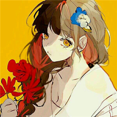 微信好看深沉二次元女生头像