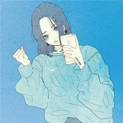 微信好看深沉二次元女生头像