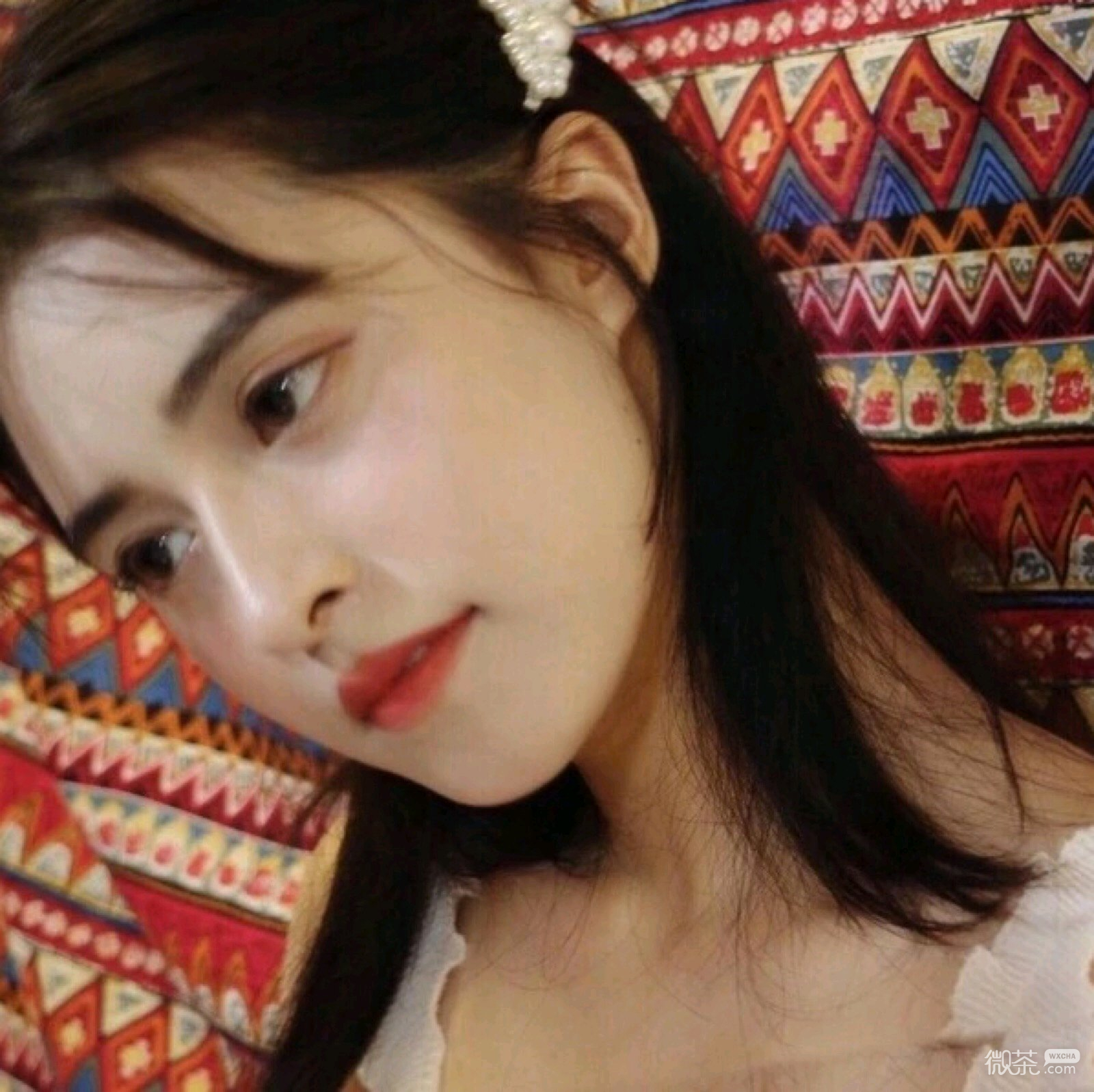 微信高颜值网红女生头像
