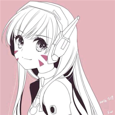 微信时尚漂亮高颜值二次元女生头像