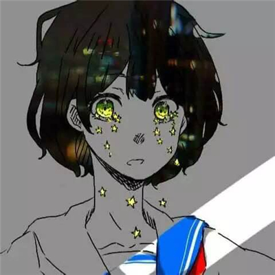 微信清新阳光系二次元女生头像