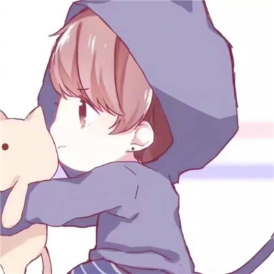 微信流行潮流二次元情侣头像