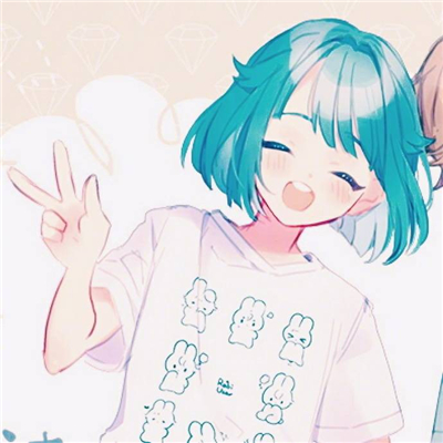 微信流行潮流二次元情侣头像