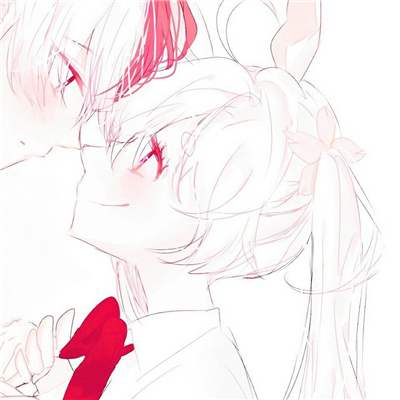 微信流行潮流二次元情侣头像