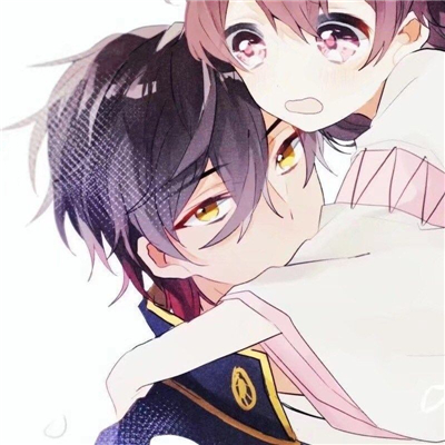 微信流行潮流二次元情侣头像