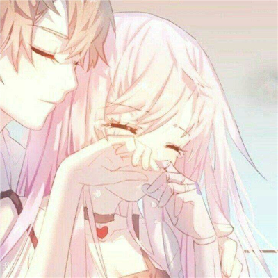 微信流行潮流二次元情侣头像