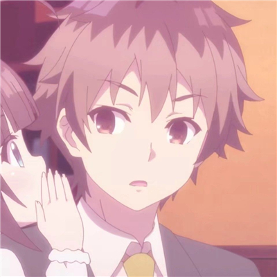 微信流行潮流二次元情侣头像