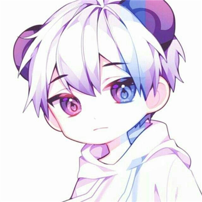 微信流行潮流二次元情侣头像