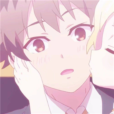 微信流行潮流二次元情侣头像