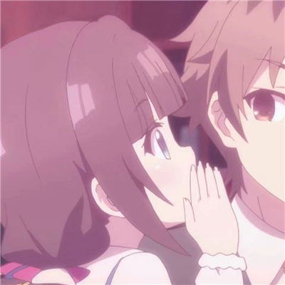 微信流行潮流二次元情侣头像