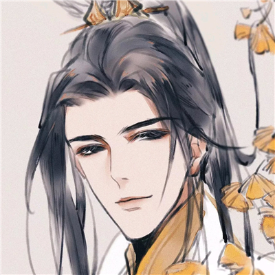 微信唯美好看古风二次元男生头像