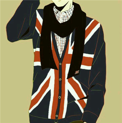 微信潮流时尚个性二次元男生头像