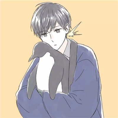 微信迷人暖男二次元男生头像
