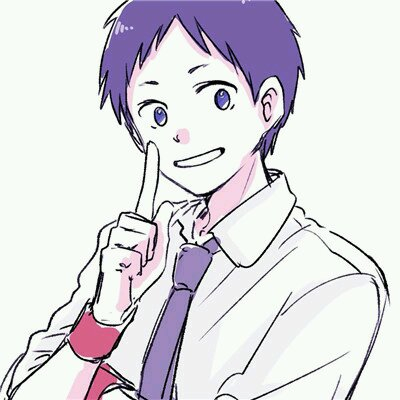 阳光迷人二次元男生微信头像
