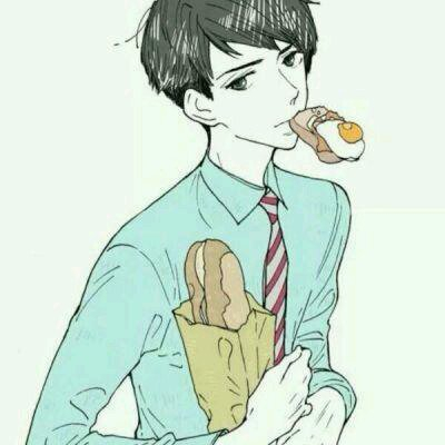 微信阳光迷人帅气二次元男生头像