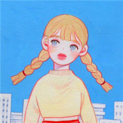 微信俏皮二次元唯美女生头像
