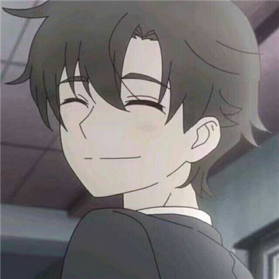 微信冷酷颓废二次元男生头像
