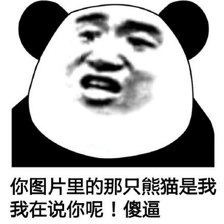 微信爆笑搞怪魔性熊猫头斗图表情包