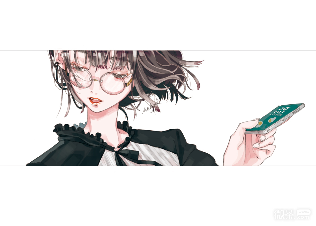 微信好看唯美小清新二次元女生头像