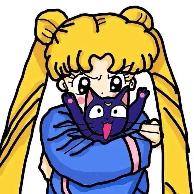 粉嫩微信二次元女生头像