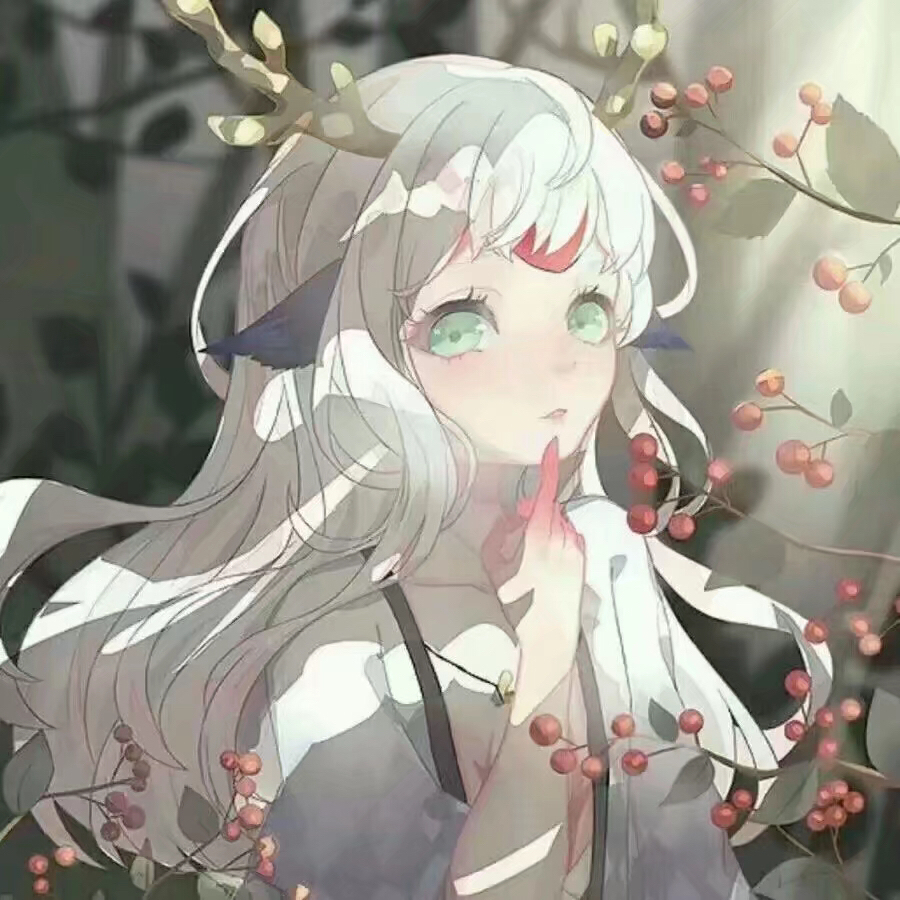 粉嫩微信二次元女生头像