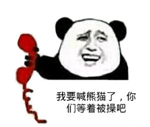 微信爆笑搞怪魔性熊猫头斗图表情包