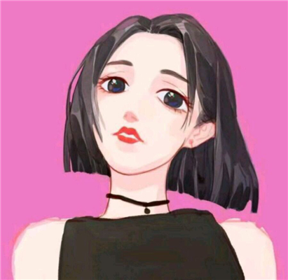 微信时尚性感个性二次元女生头像