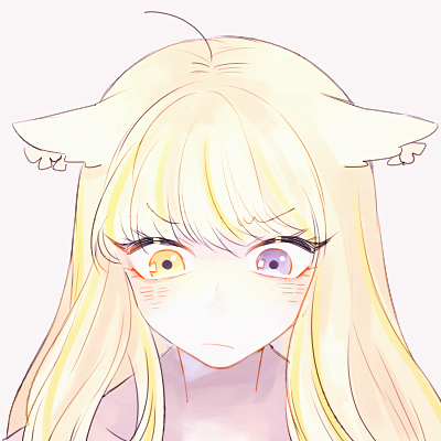 微信粉嫩时尚成熟二次元女生头像