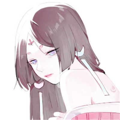 微信粉嫩时尚成熟二次元女生头像