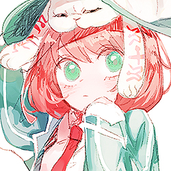 微信粉嫩时尚成熟二次元女生头像