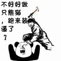 微信调皮熊猫头斗图表情包