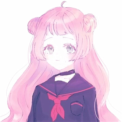 微信粉嫩时尚成熟二次元女生头像