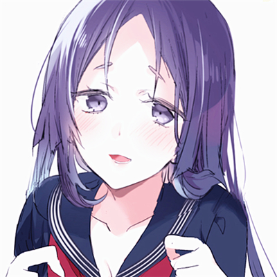 微信粉嫩时尚成熟二次元女生头像