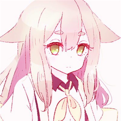 微信粉嫩时尚成熟二次元女生头像